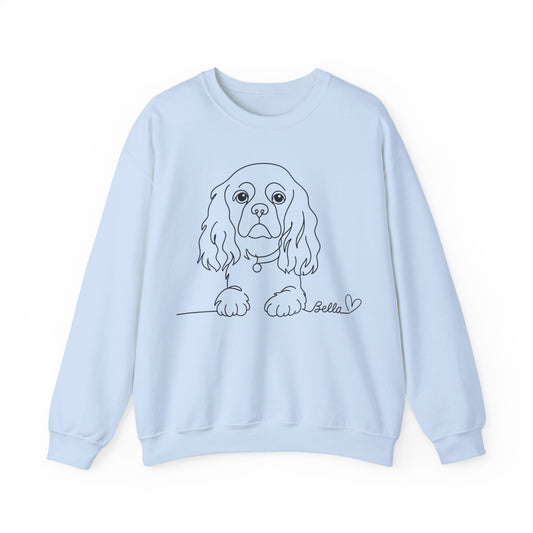 Single Line Name Cavalier Sweatshirt