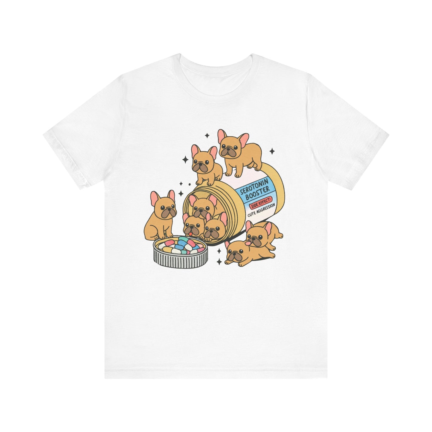 Serotonin Tee Fawn French Bulldog