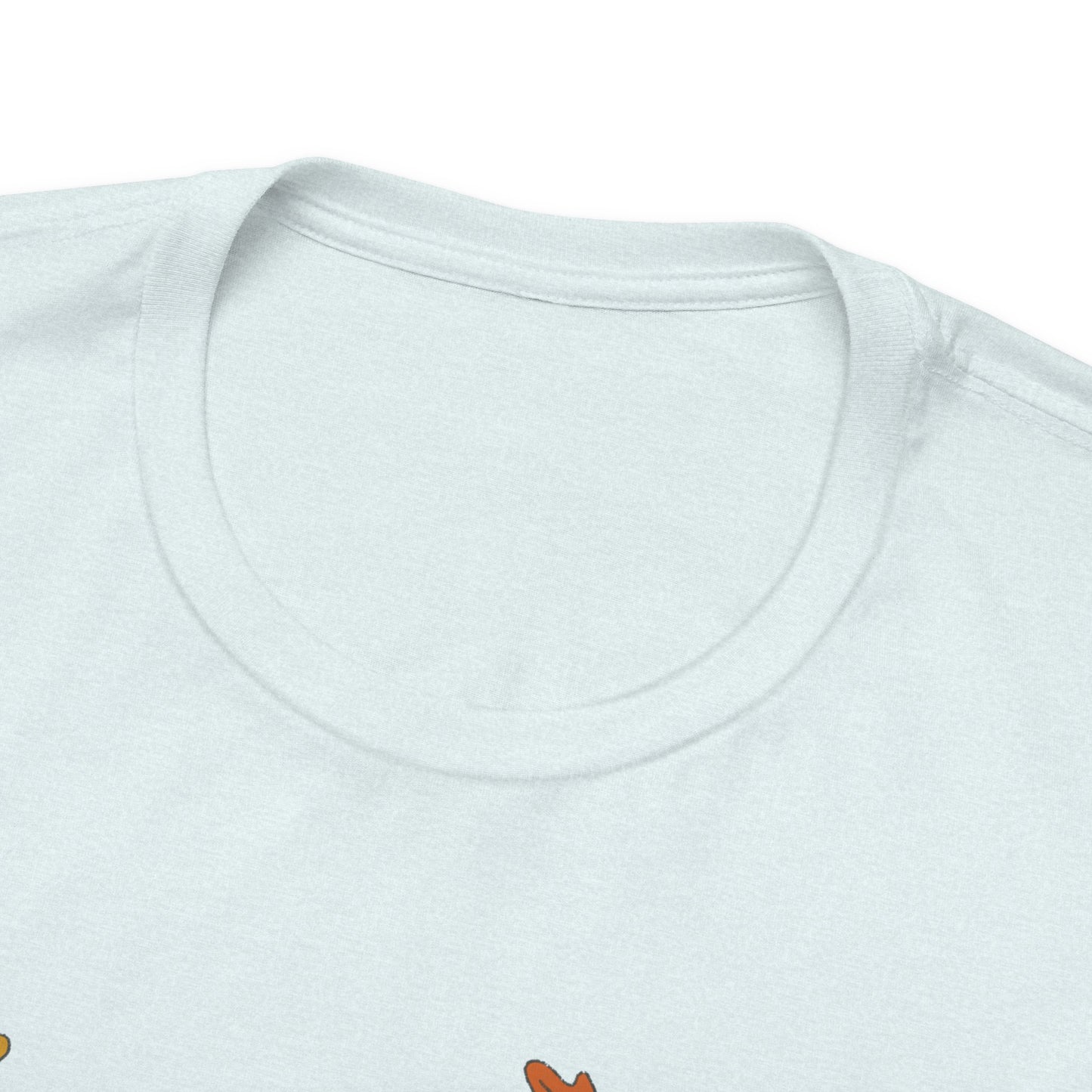 White Frenchie Chasing Leaves TShirt