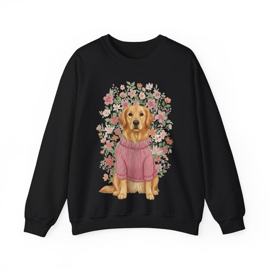 Golden Retriever Bouquet Sweatshirt