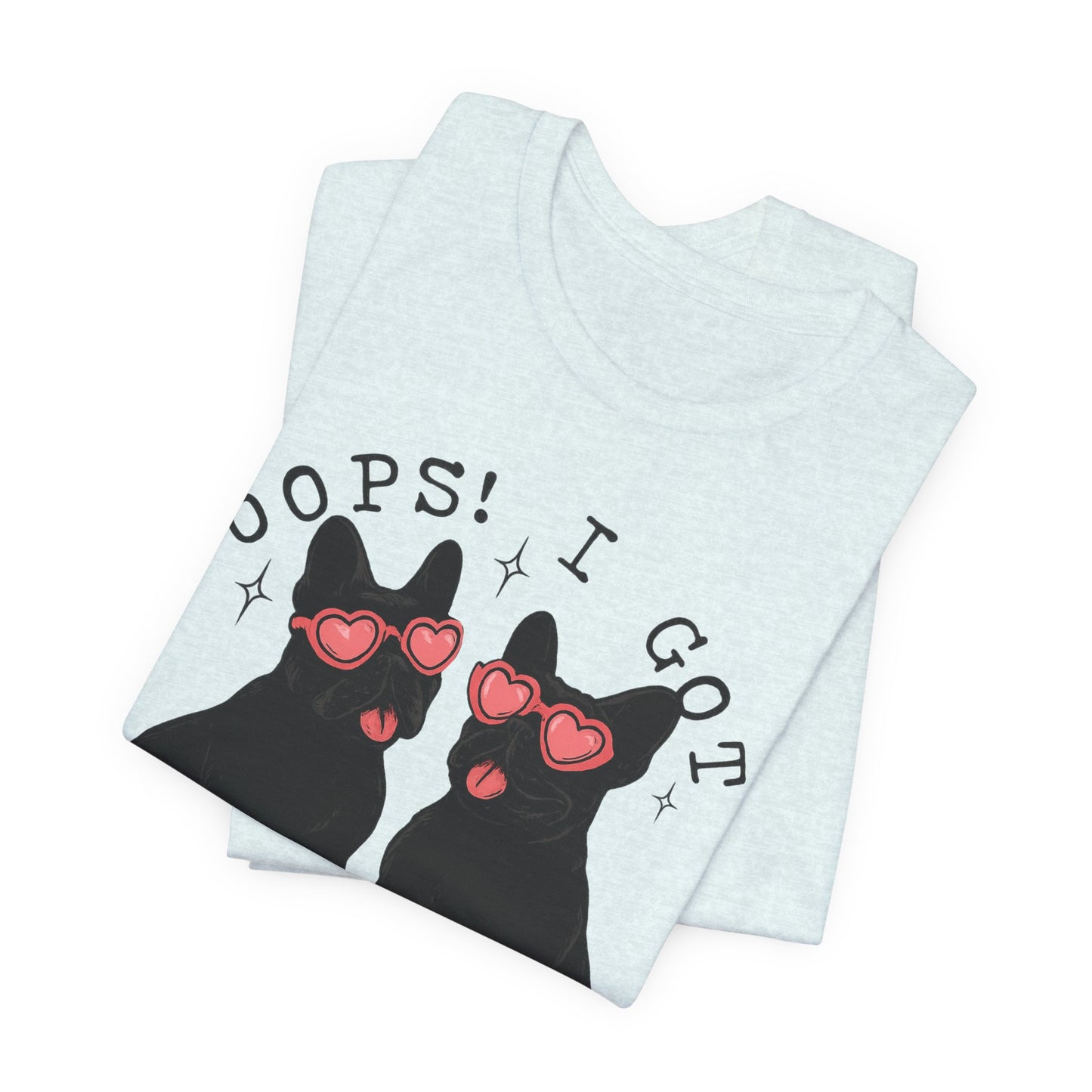 Black French Bulldog Oops TShirt