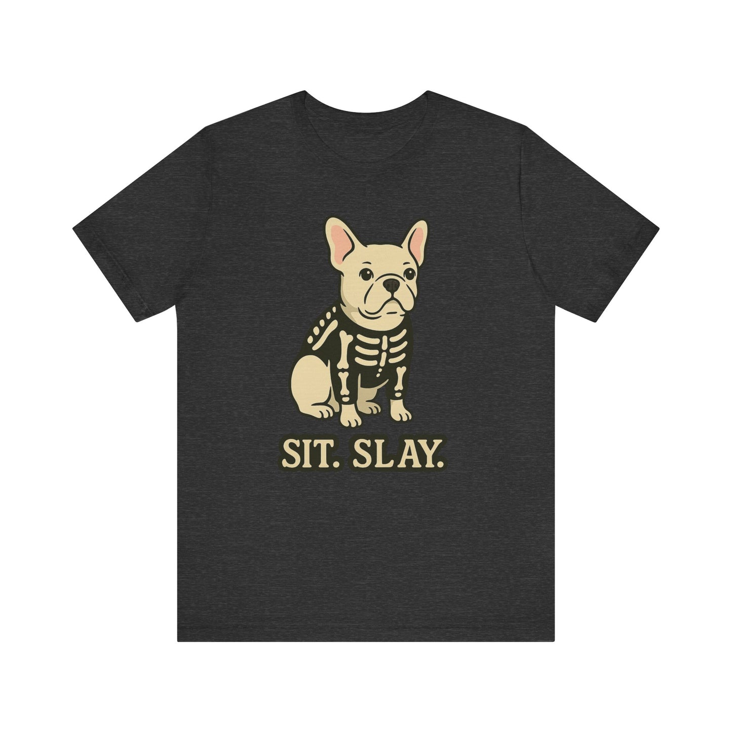 White French Bulldog Stay. Slay. Halloween TShirt
