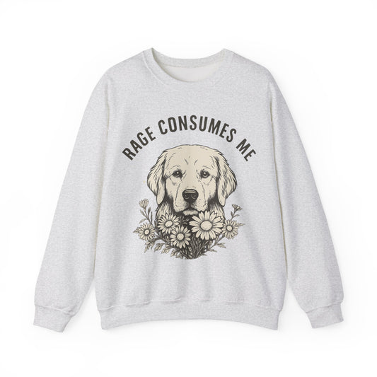 Rage Golden Retriever Sweatshirt