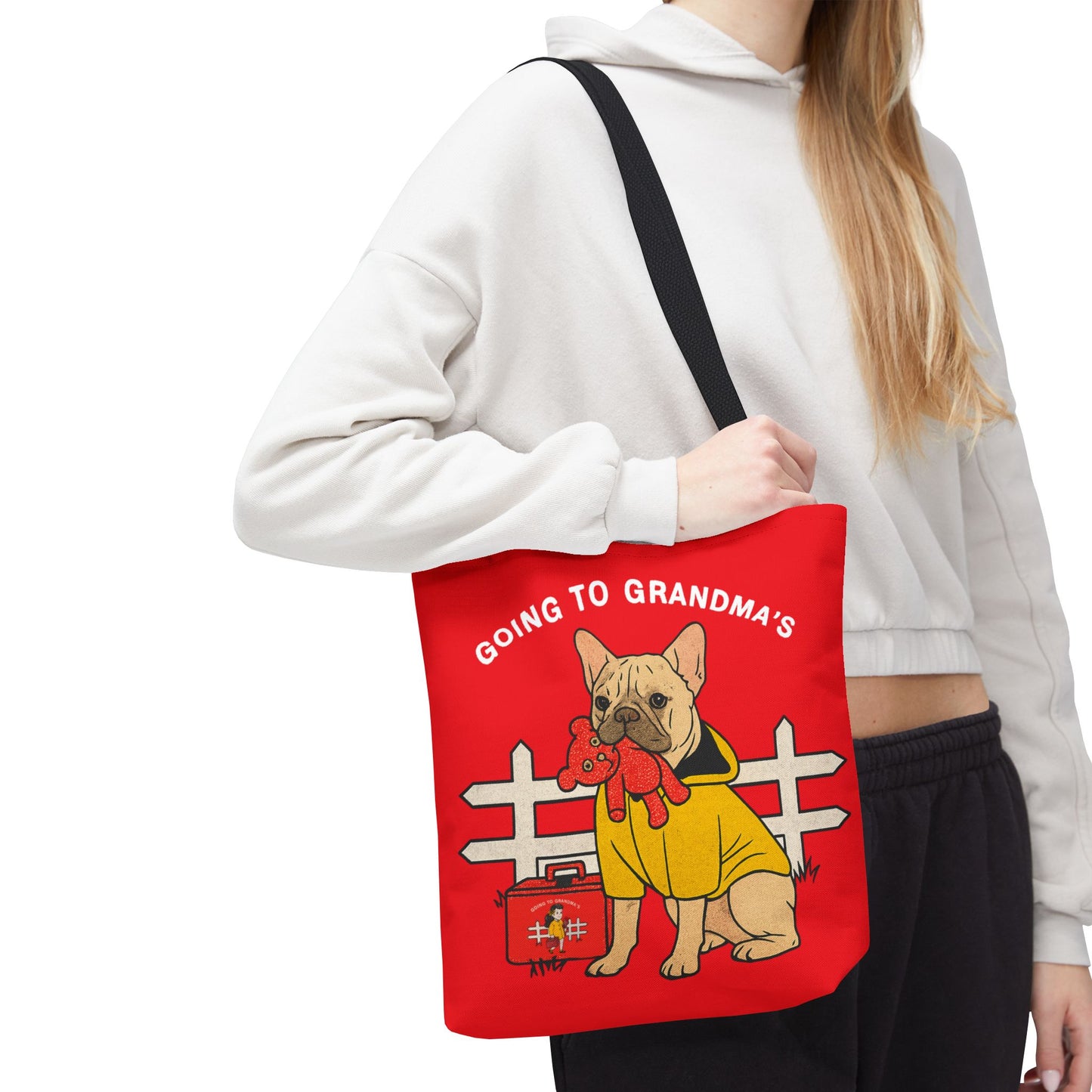 Grandma Fawn Frenchie Tote Bag