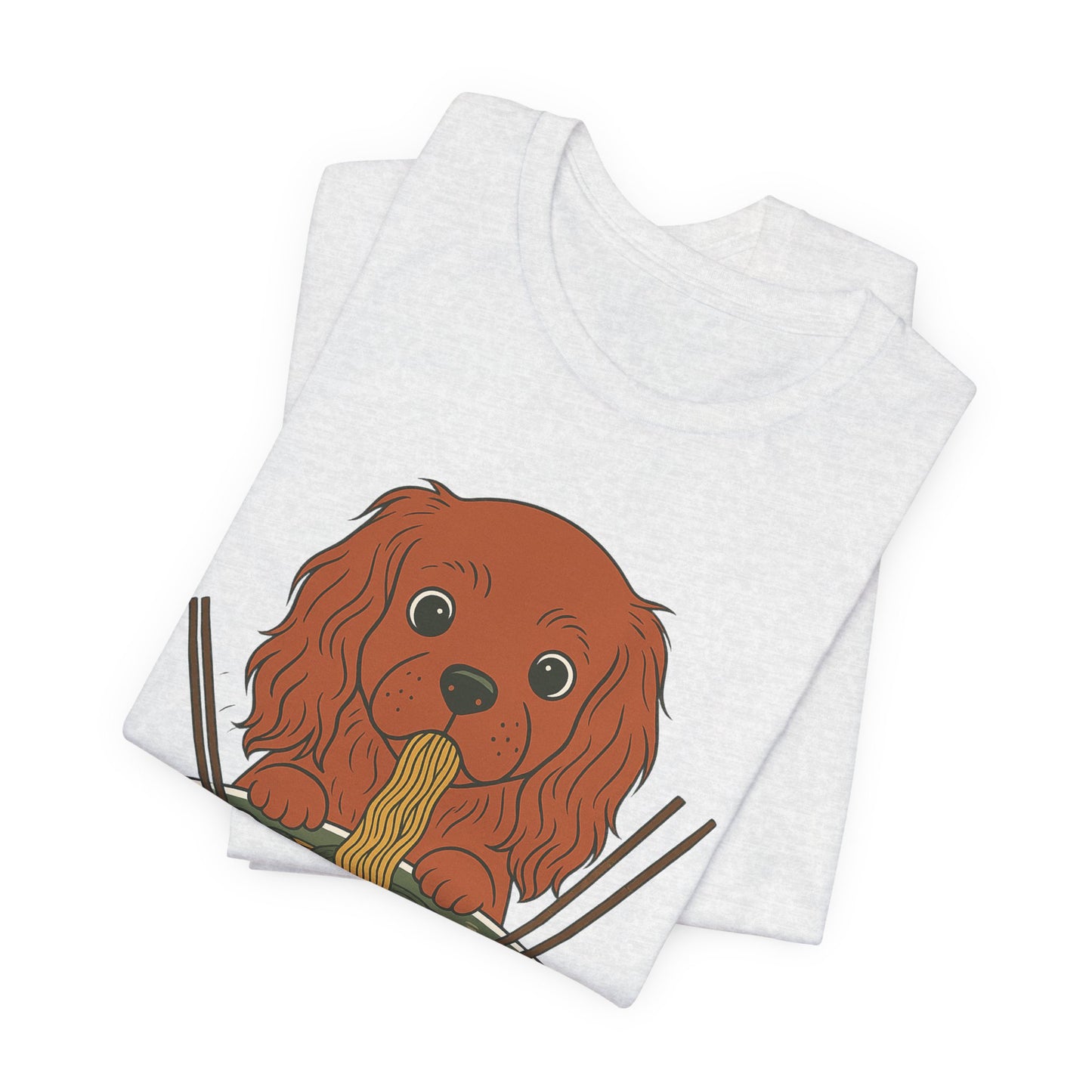 Ruby Cavalier King Charles Ramen TShirt