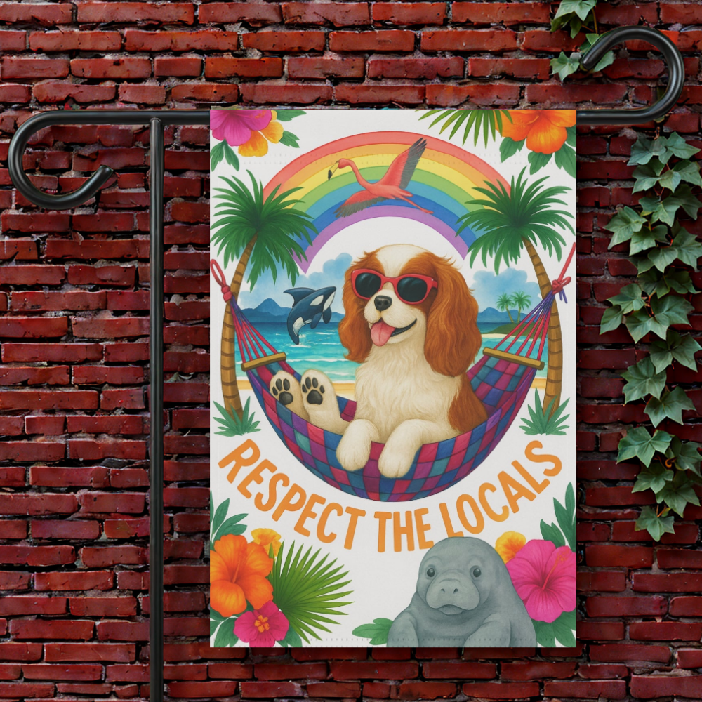Blenheim Cavalier Respect Garden Flag