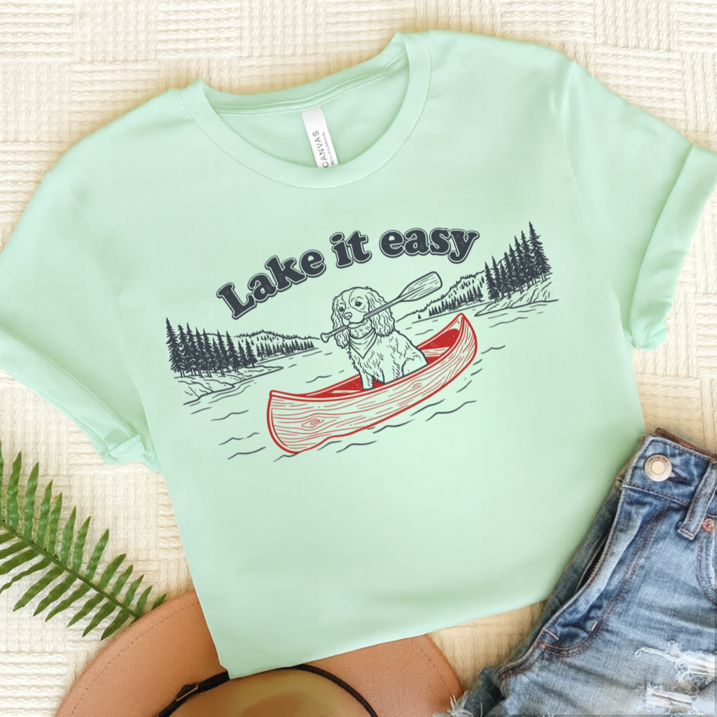 Cavalier Lake It Easy TShirt Heather Mint