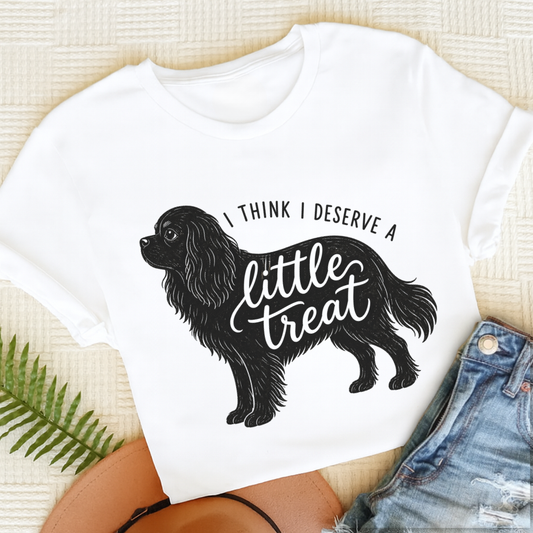 Cavalier Little Treat Unisex TShirt White