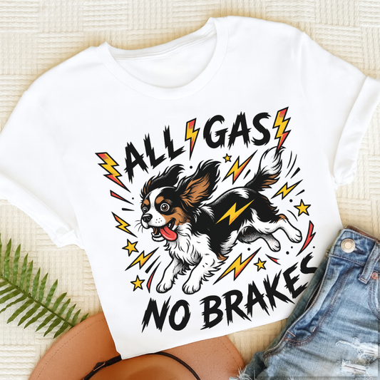 Custom Cavalier Zoomies Funny Unisex TShirt White