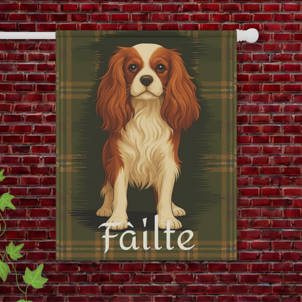 Blenheim Cavalier Scottish Welcome Garden Flag