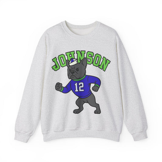 Black Frenchie College Mascot Sweatshirt