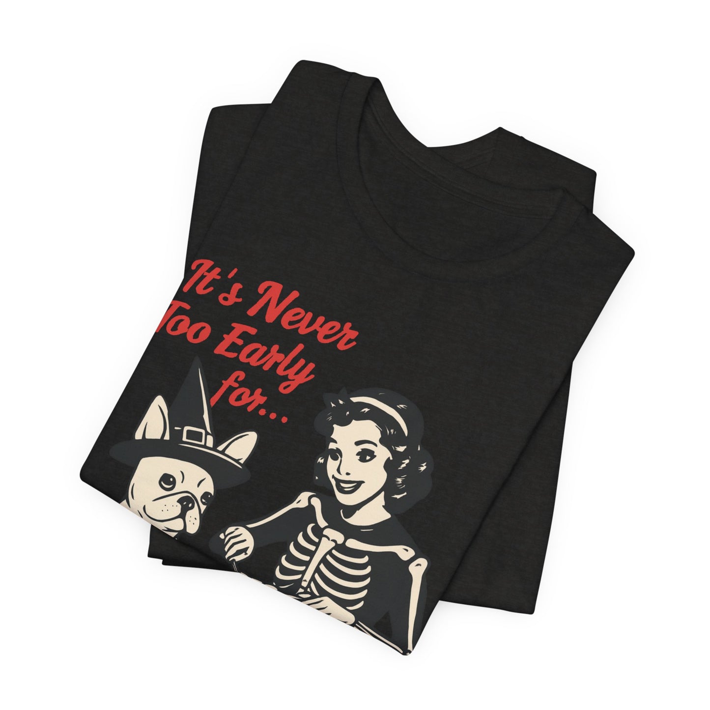 White French Bulldog Early Halloween TShirt