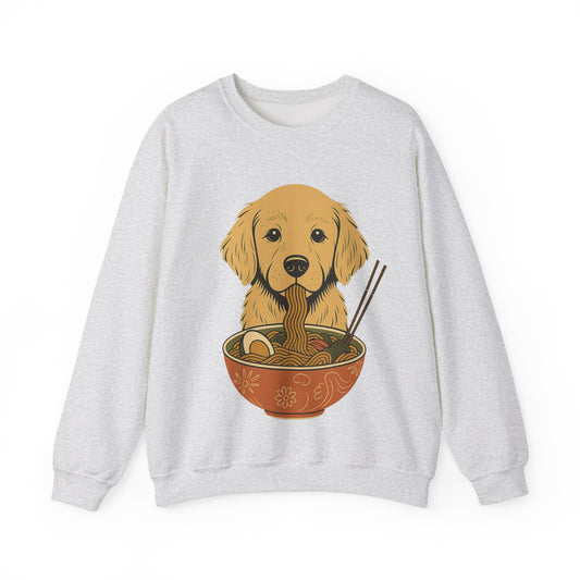 Ramen Golden Retriever Sweatshirt