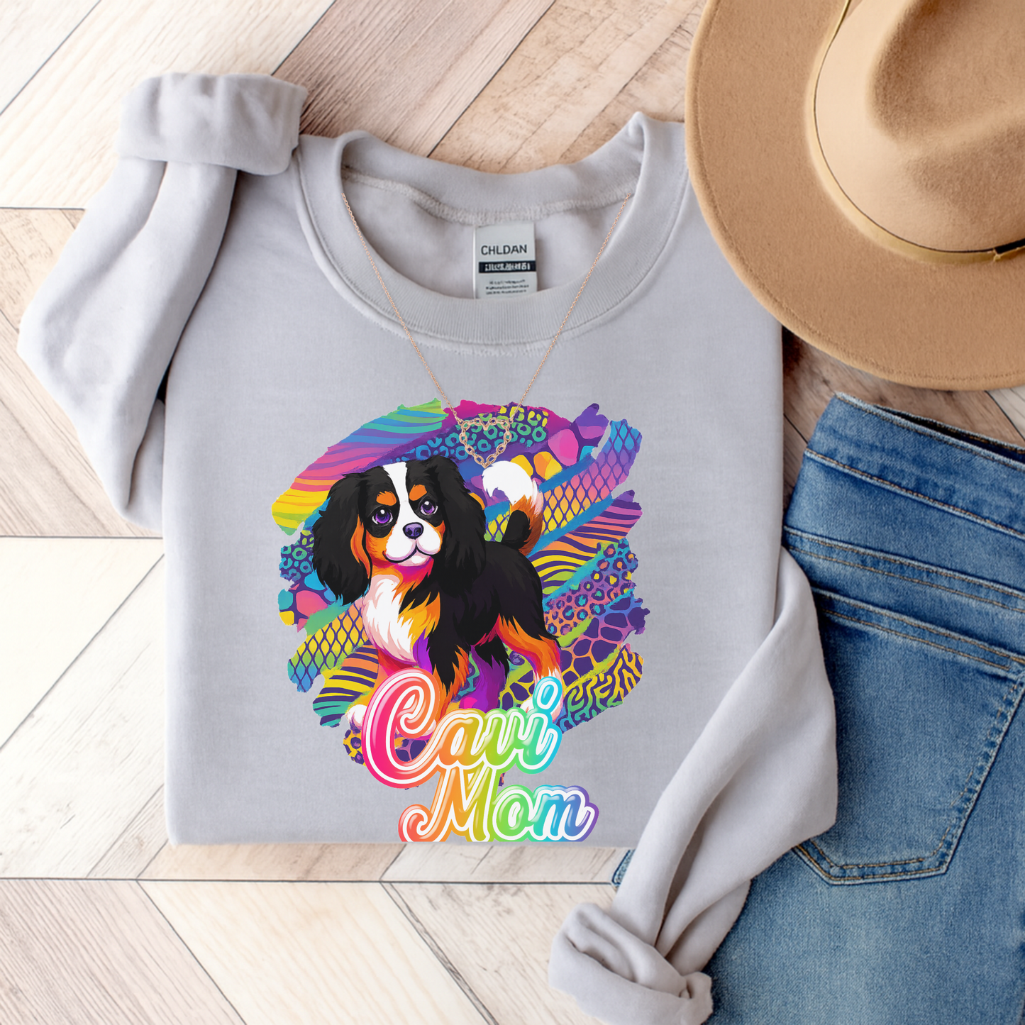Tricolor Cavalier Neon Sweatshirt