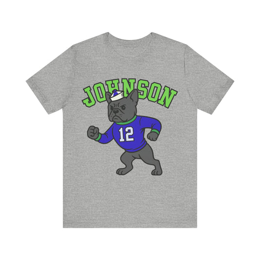 Black Frenchie College Mascot TShirt