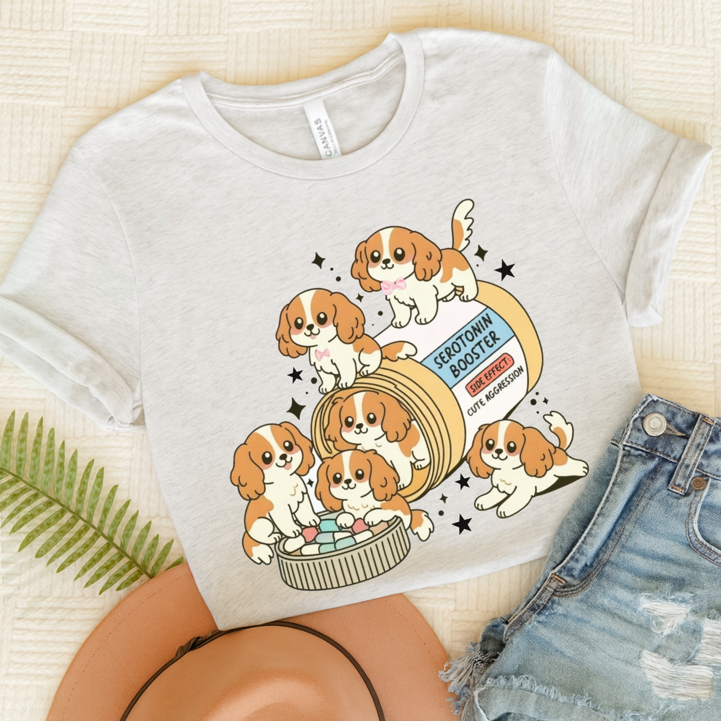 Blenheim Cavalier King Charles Serotonin Tee