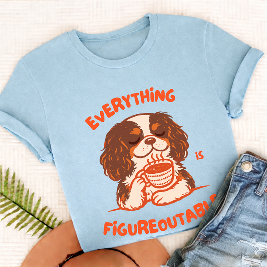 Custom Cavalier Optimistic Problems Unisex TShirt