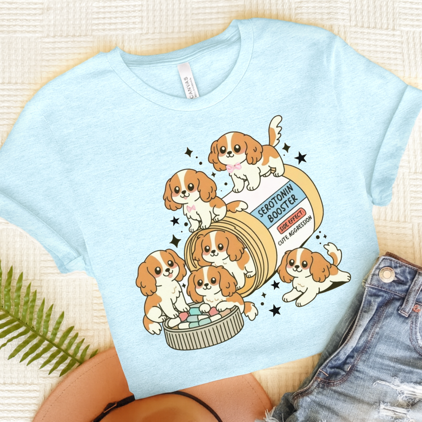 Blenheim Cavalier King Charles Serotonin Tee