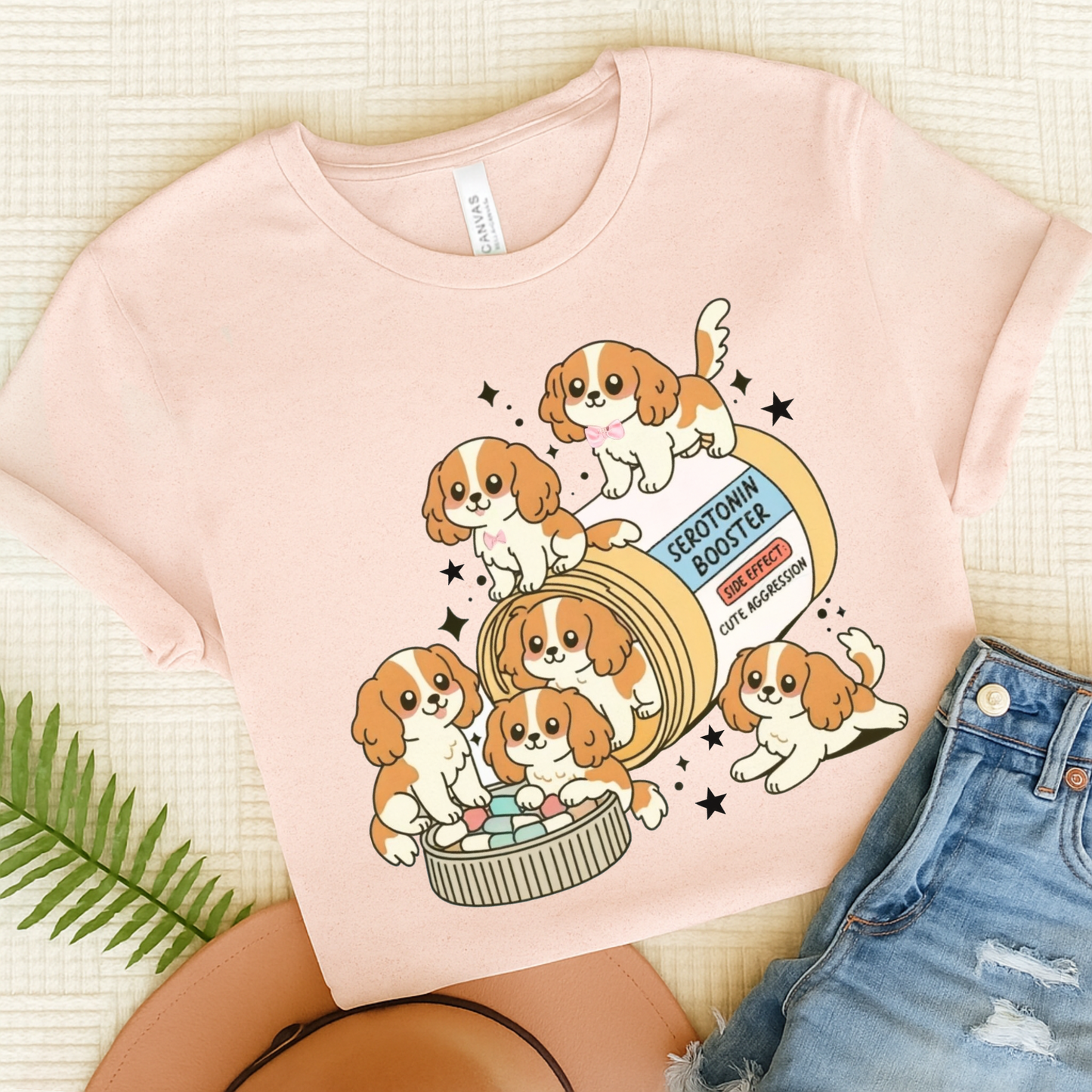 Blenheim Cavalier King Charles Serotonin Tee