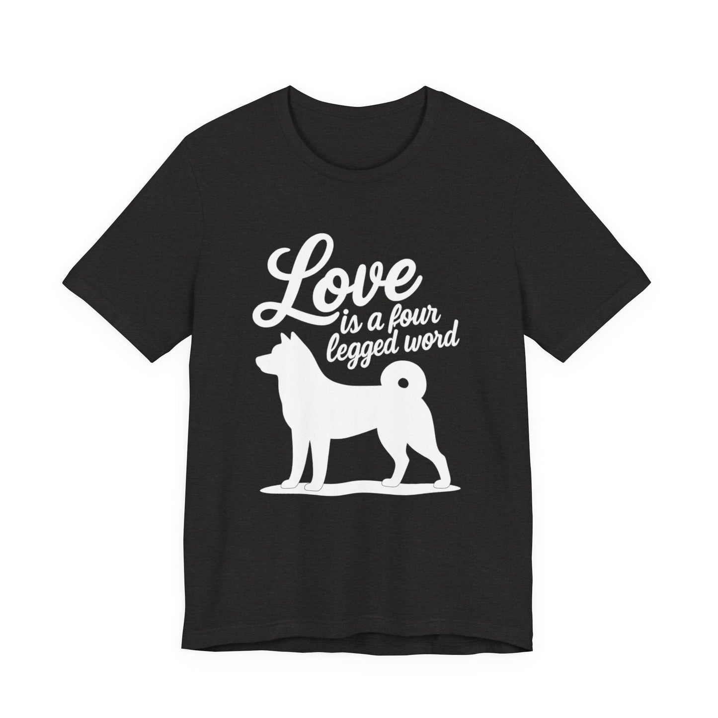 Printify T-Shirt Akita Four Legged Word TShirt