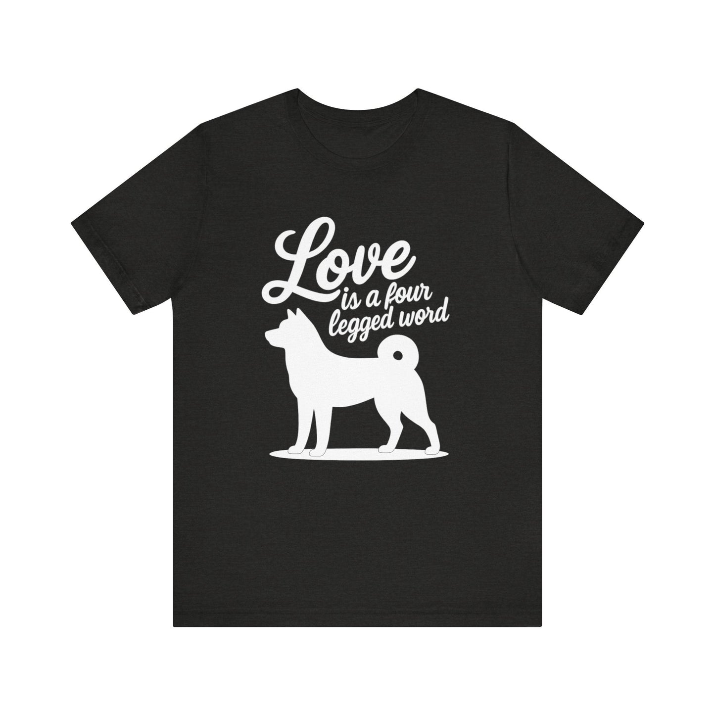 Printify T-Shirt Akita Four Legged Word TShirt