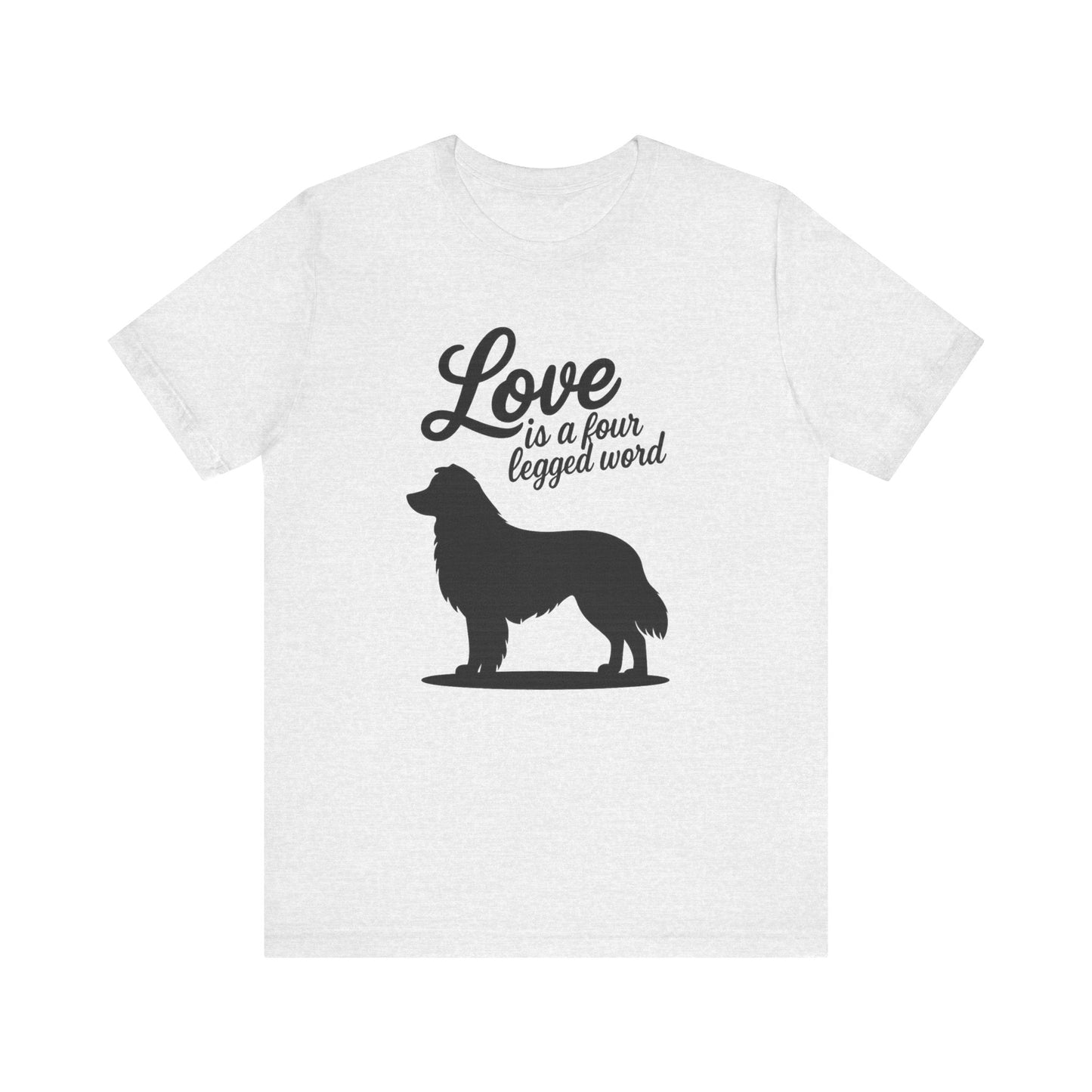 Printify T-Shirt Australian Shepherd Four Legged Word TShirt