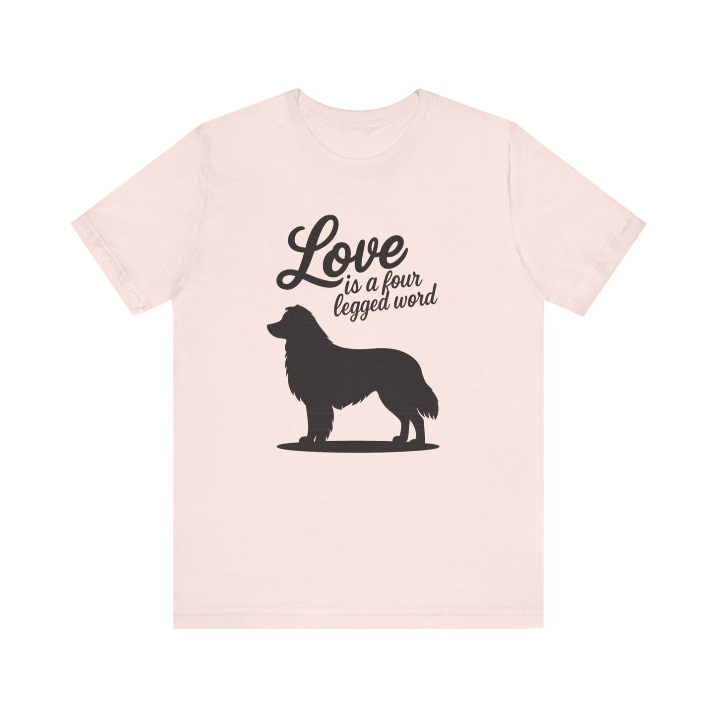 Printify T-Shirt Australian Shepherd Four Legged Word TShirt