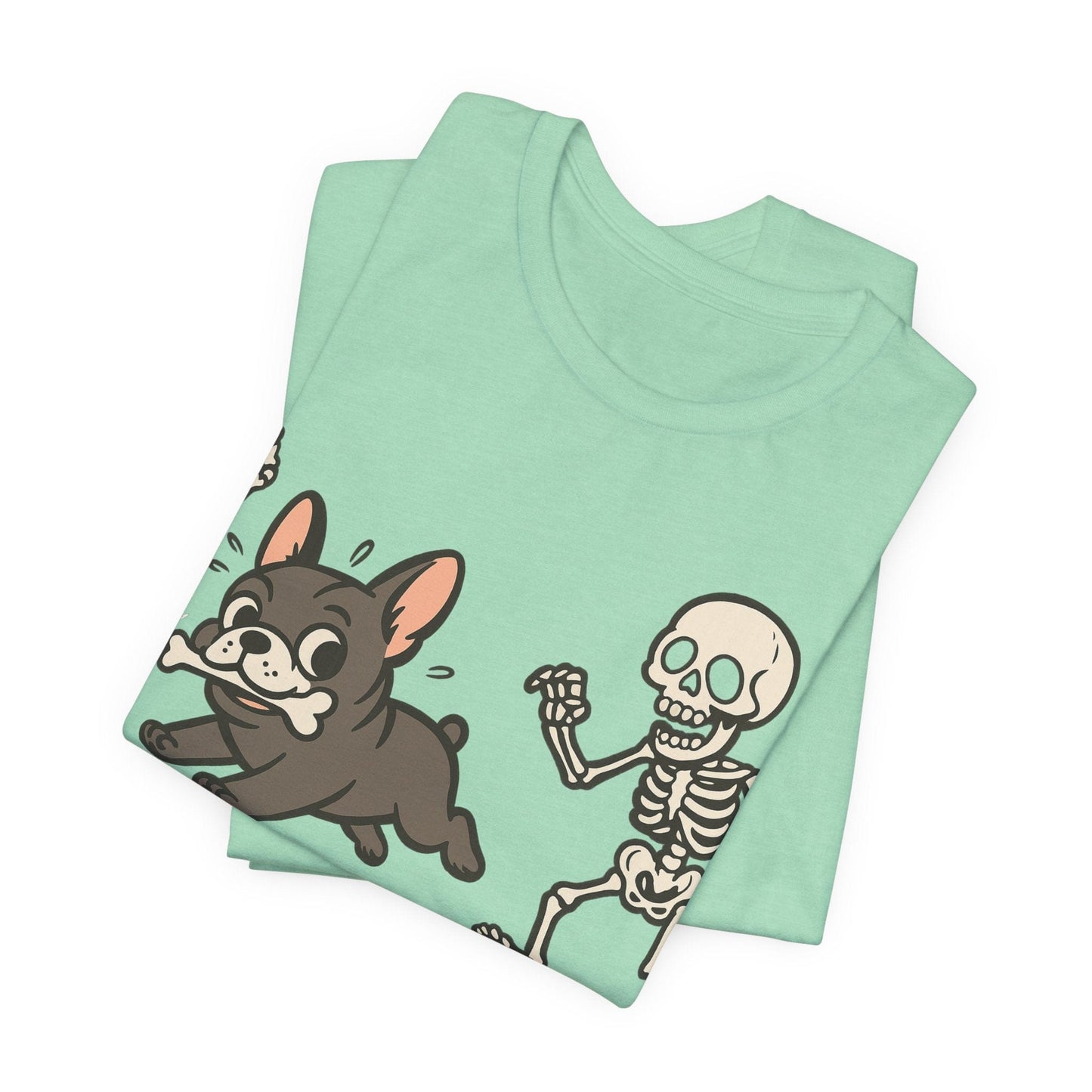 Printify T-Shirt Black French Bulldog Grave Robber TShirt