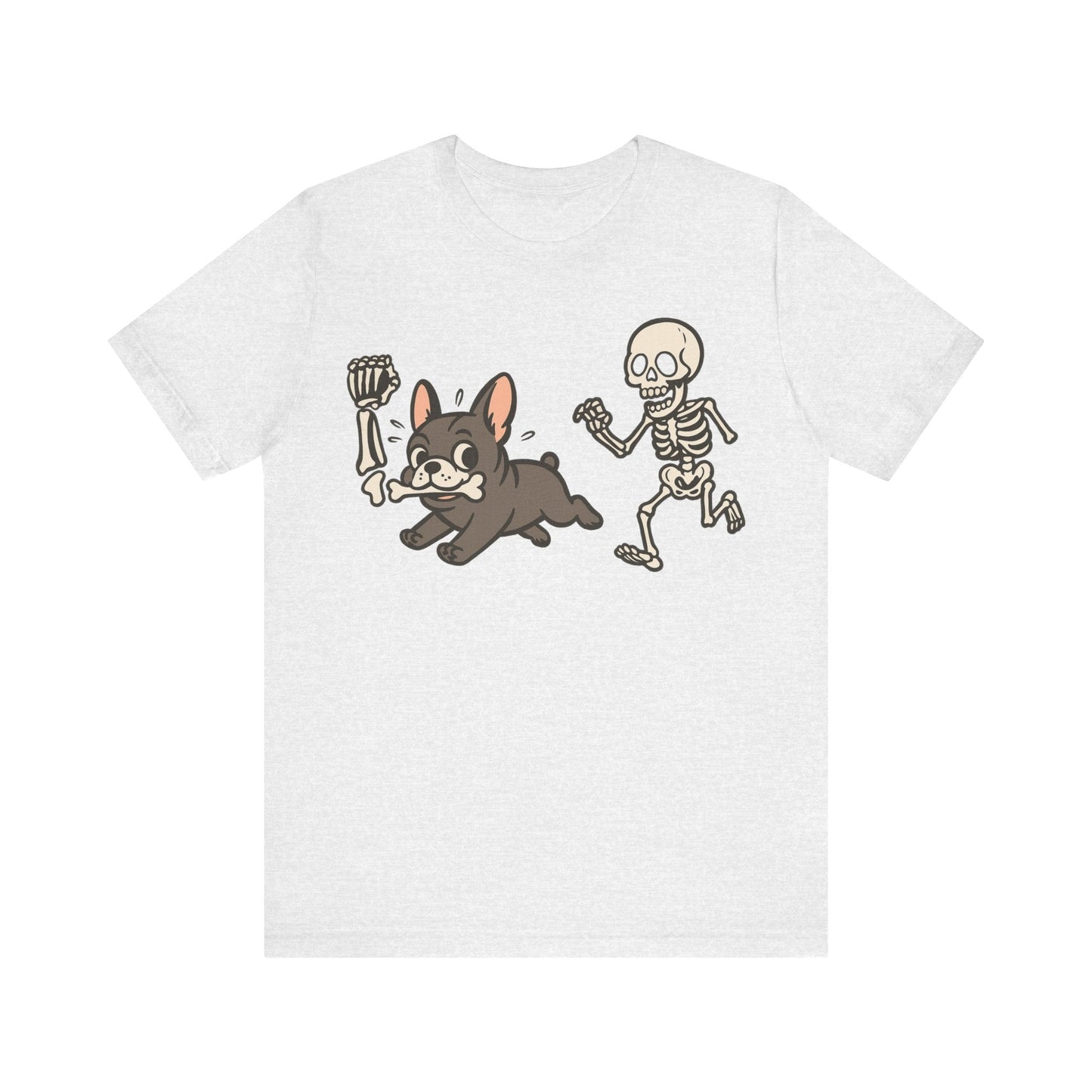 Printify T-Shirt Black French Bulldog Grave Robber TShirt
