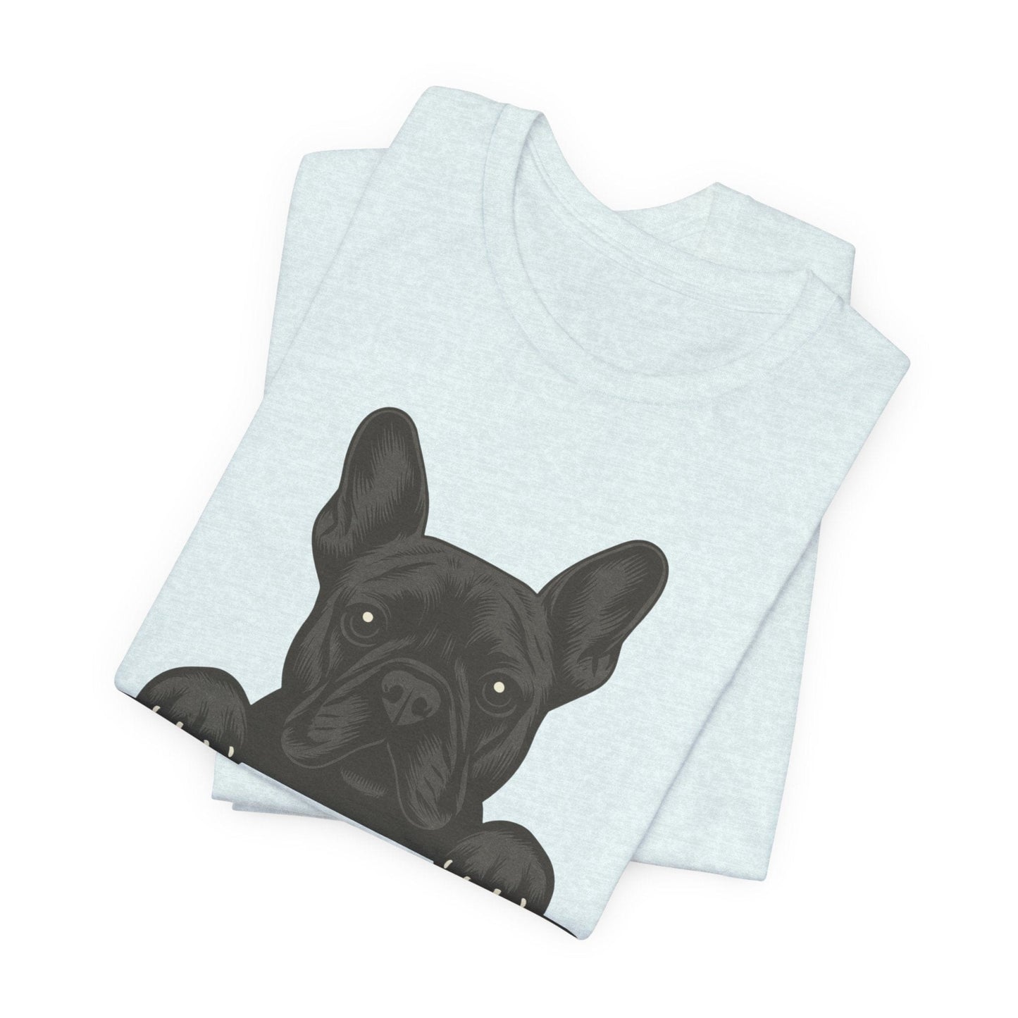 Printify T-Shirt Black French Bulldog My Therapist TShirt