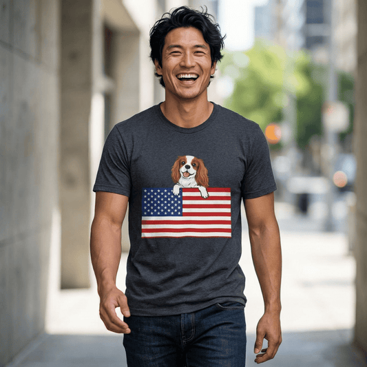 Personalized Cavalier American USA Unisex Tshirt
