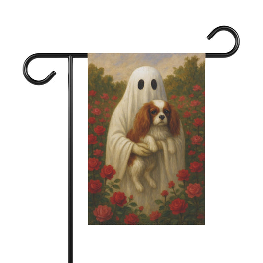 Blenheim Cavalier Ghostie Garden Flag
