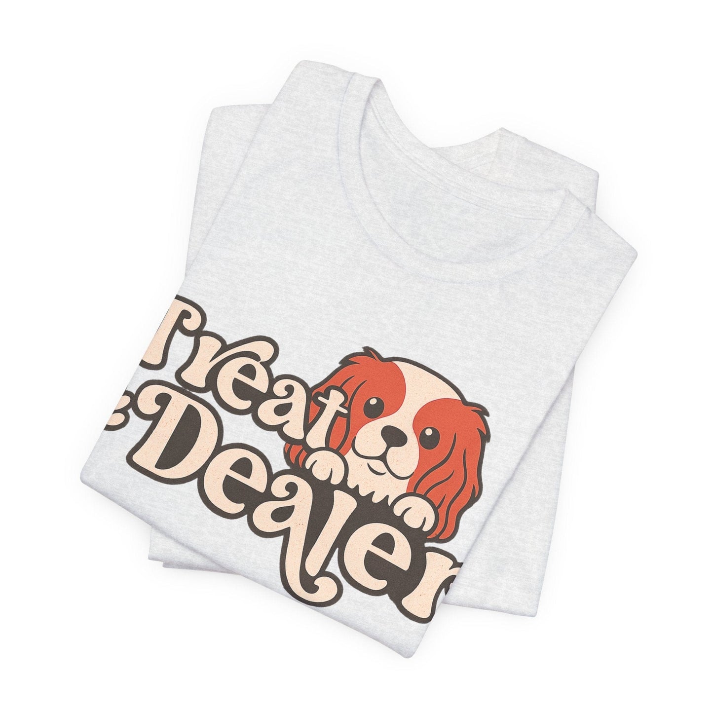 Printify T-Shirt Blenheim Cavalier King Charles Treat Dealer TShirt