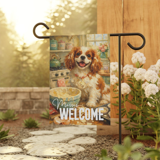 Personalized Cavalier Baking Garden Flag