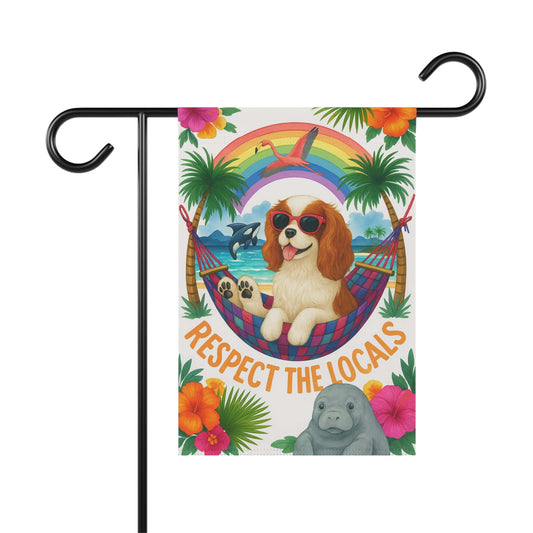 Blenheim Cavalier Respect Garden Flag