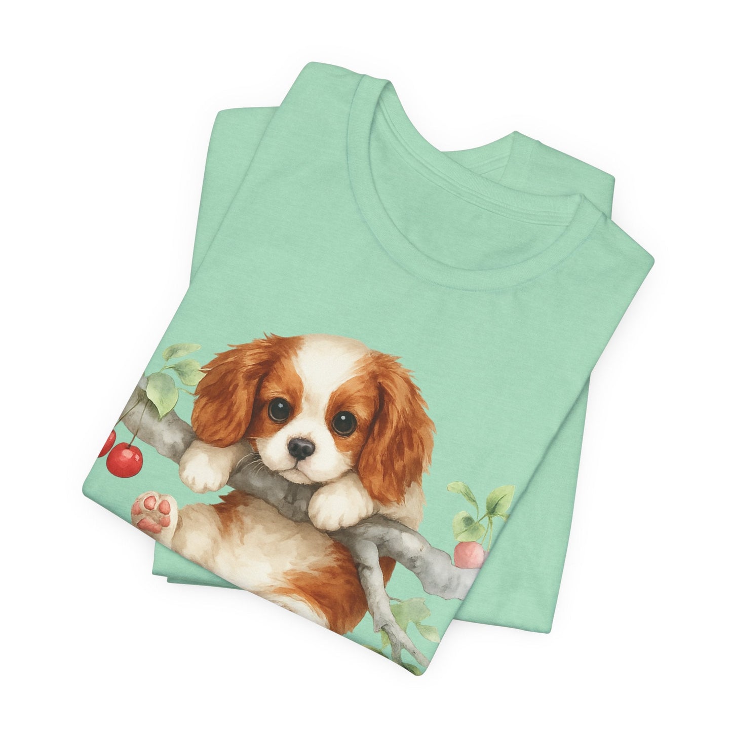 Printify T-Shirt Blenheim King Charles Hang In There Tshirt