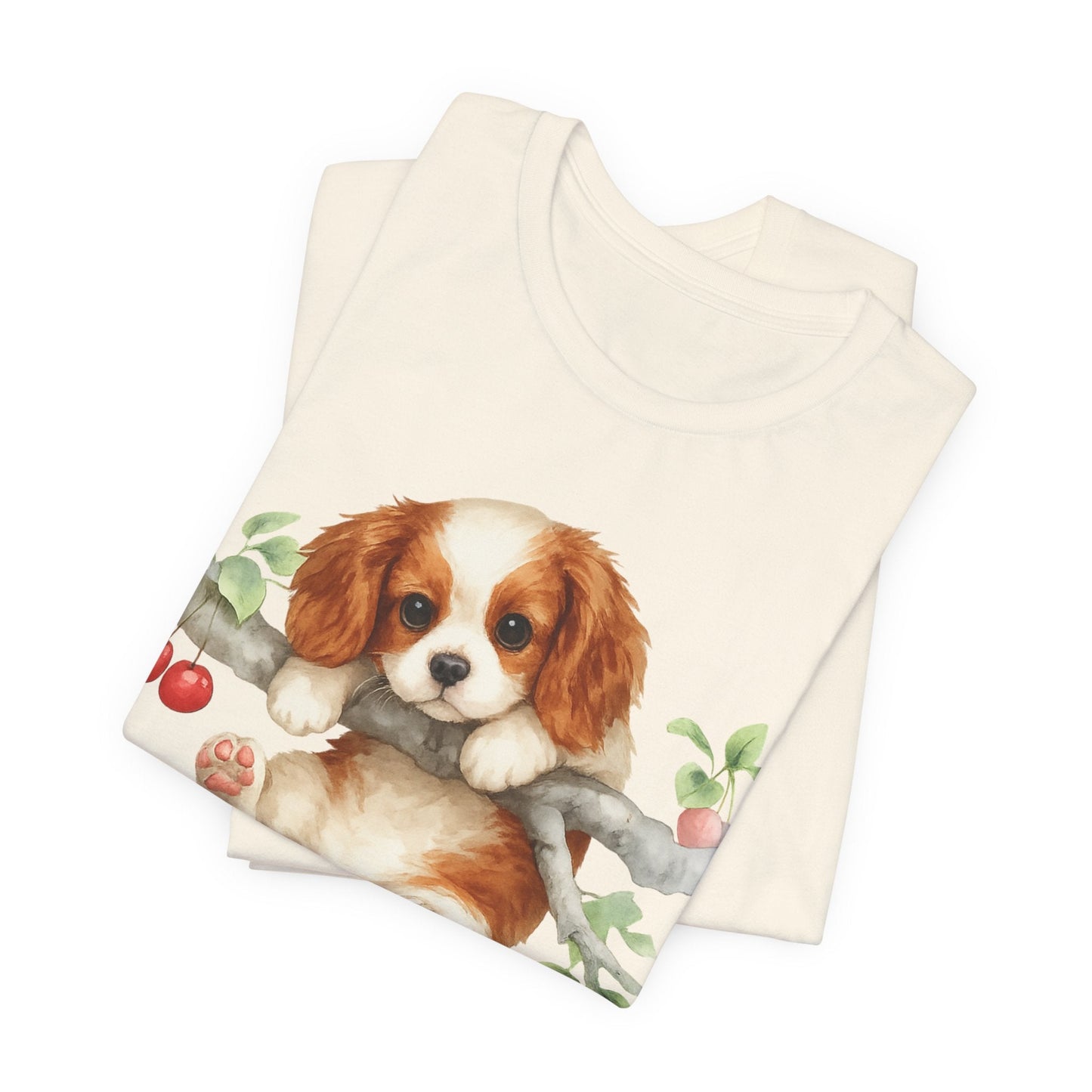 Printify T-Shirt Blenheim King Charles Hang In There Tshirt