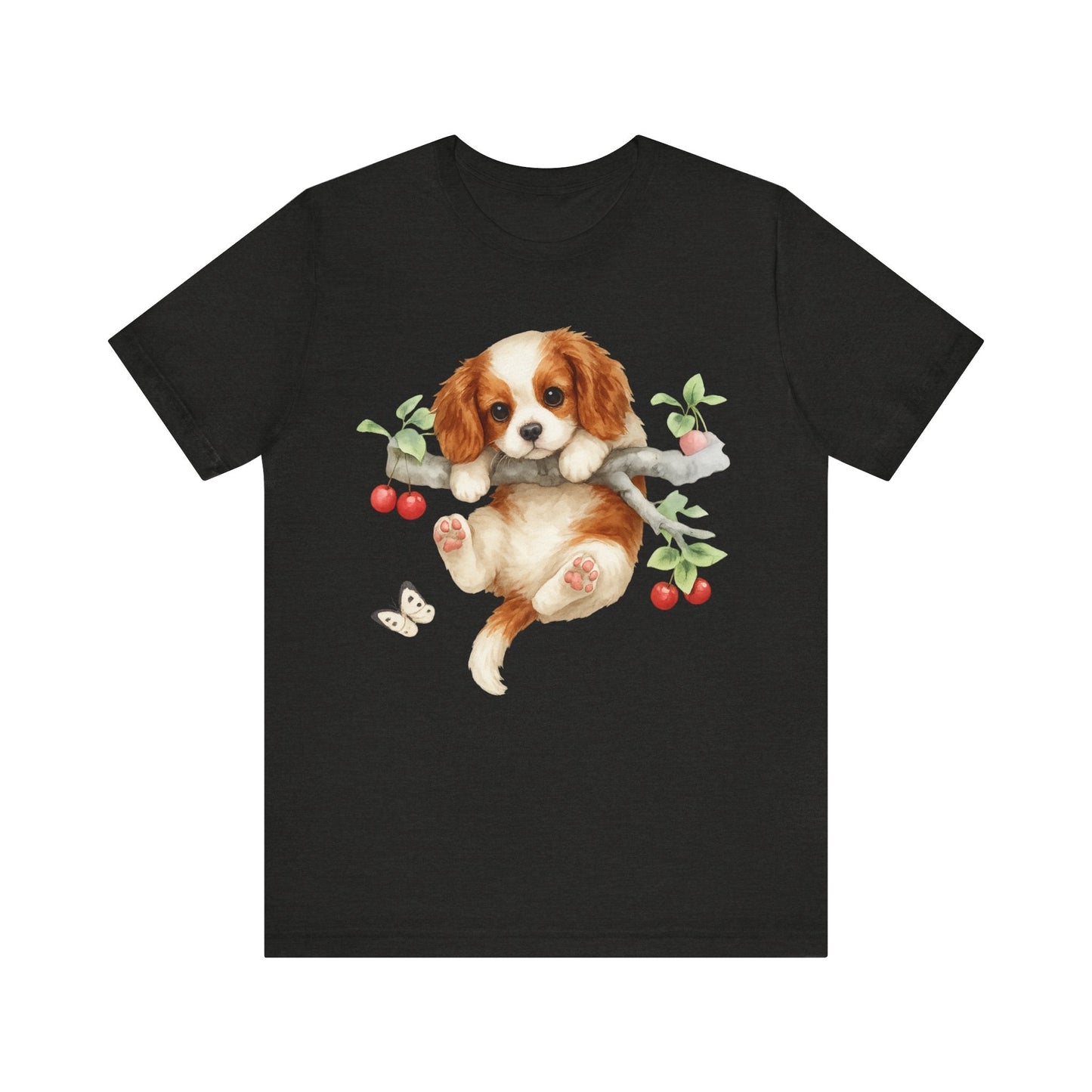 Printify T-Shirt Blenheim King Charles Hang In There Tshirt