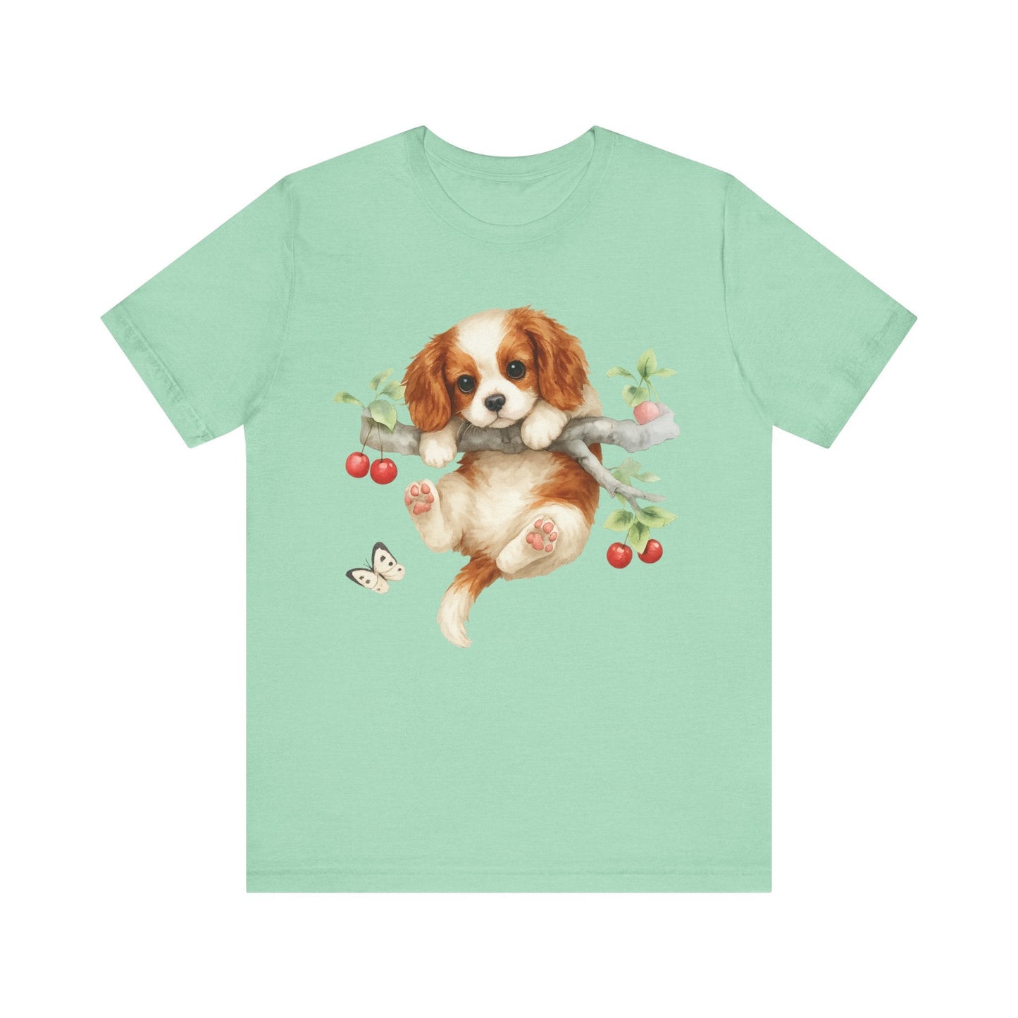 Printify T-Shirt Blenheim King Charles Hang In There Tshirt