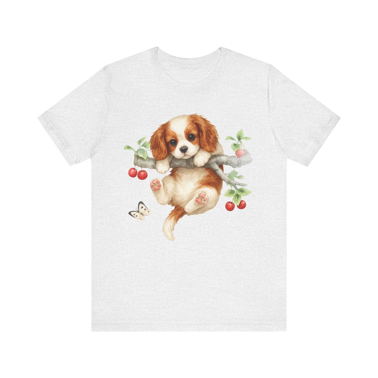 Printify T-Shirt Blenheim King Charles Hang In There Tshirt