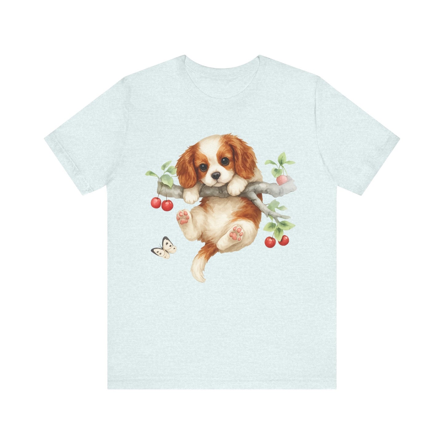 Printify T-Shirt Blenheim King Charles Hang In There Tshirt
