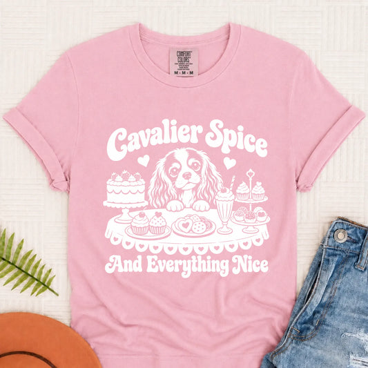 Cavalier Baking Sugar Spice Unisex Tshirt Blossom
