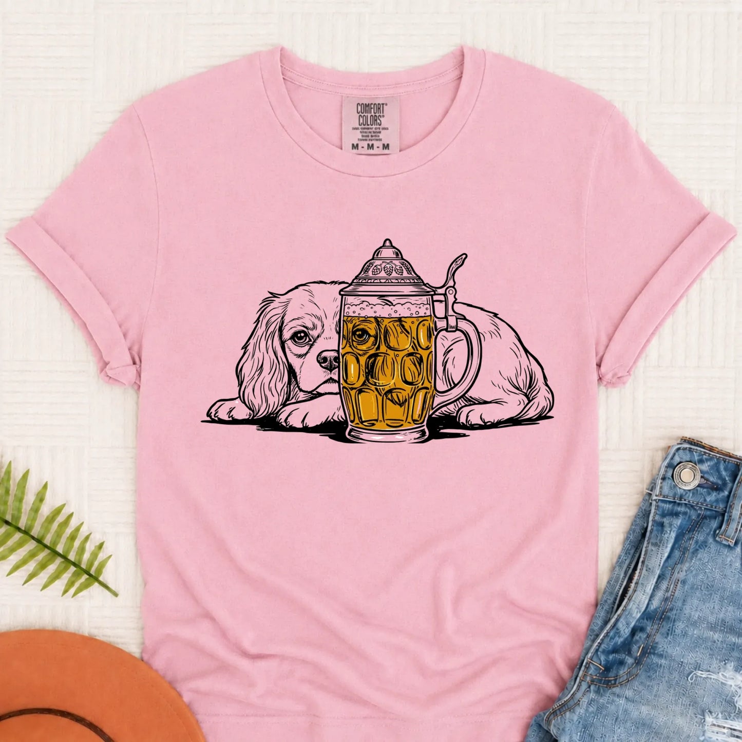 Customizer Monster Light 1717 / Blossom / S Cavalier Beer Drinking Brewer Unisex TShirt
