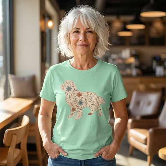 Cavalier Floral Silhouette Unisex TShirt