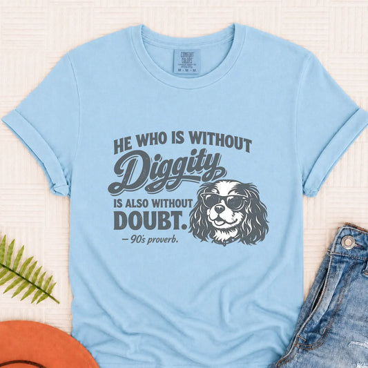 Cavalier King Charles No Doubt Unisex TShirt Chambray