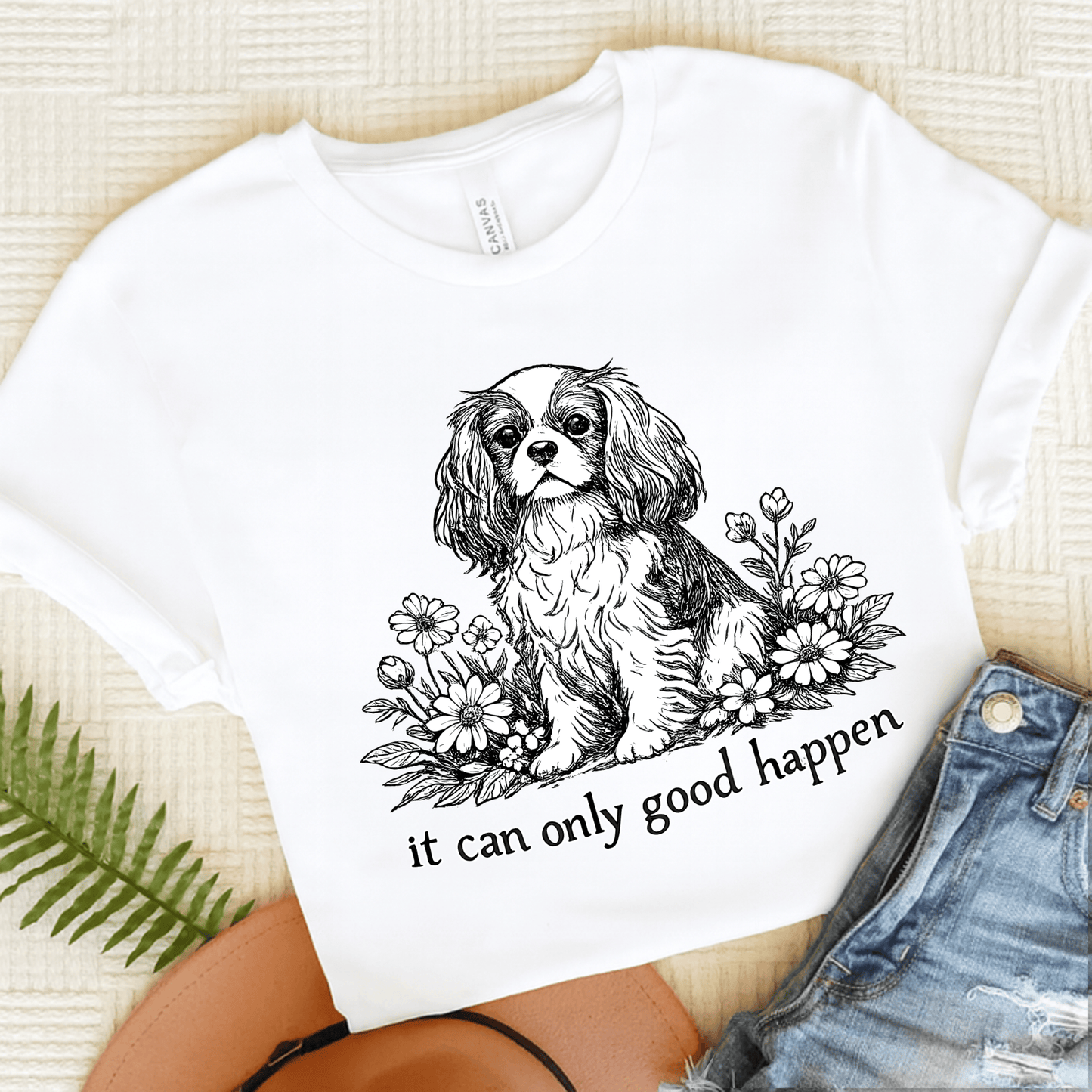 Cavalier Political Gardening Unisex TShirt White