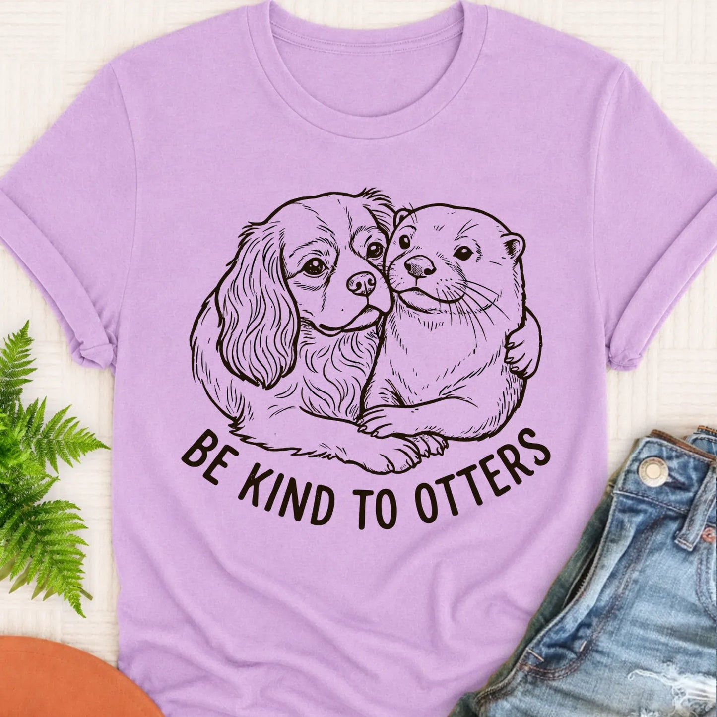 T-Shirt Orchid / S Cavalier King to Otters Unisex TShirt