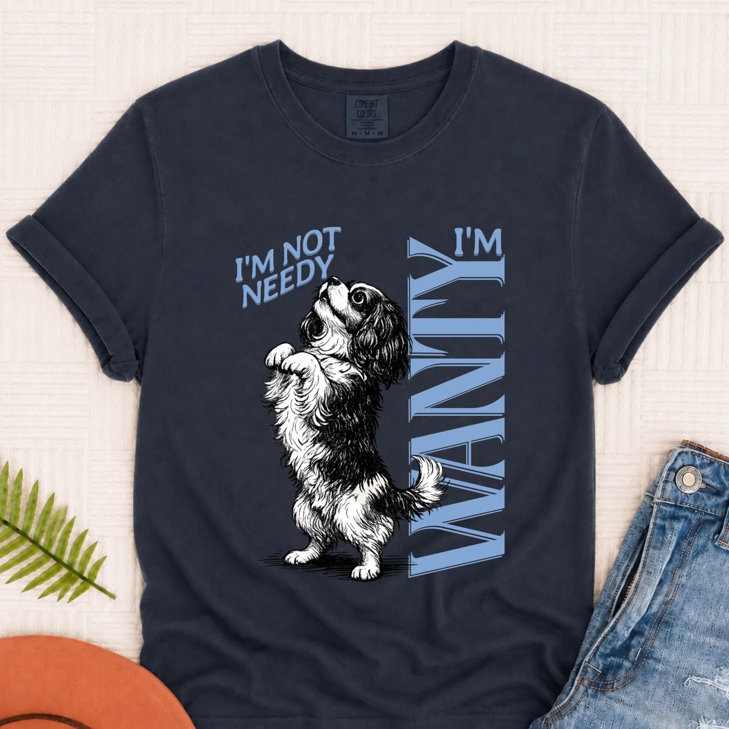 T-Shirt Navy / S Cavalier Needy Light Blue Unisex TShirt