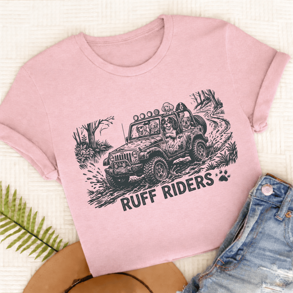 Cavalier Ruff Riders Unisex TShirt Comfort Color Blossom