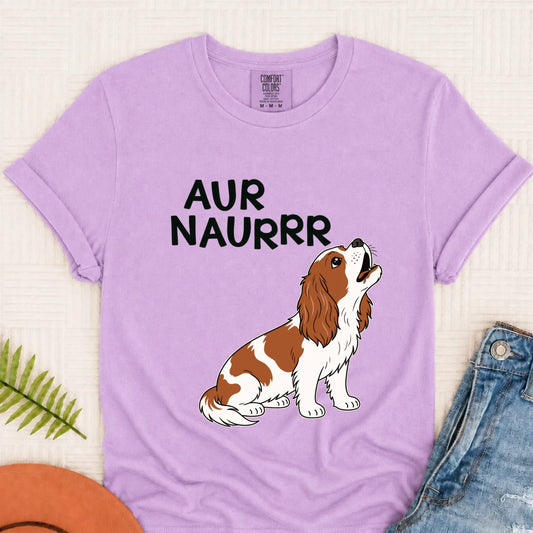Custom Cavalier Aur Naur Funny Unisex TShirt Orchid
